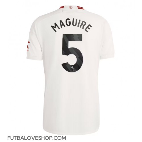 Dres Manchester United Harry Maguire #5 Tretina 2023-24 Krátky Rukáv